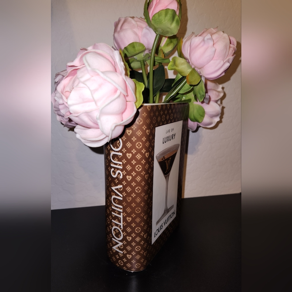 Glam Ceramic Logo VASE Book MADE IN USA Vase Only - Picture 5 of 12